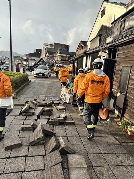 移動中